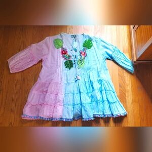 NWT Antica Sartoria by Giacomo Cinque Flowy Blouse